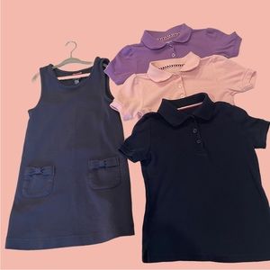 Girls school uniform.